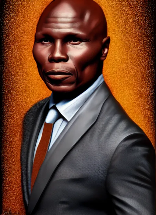 Image similar to chris eubank sr portrait, simply the best intricate, elegant, highly detailed, digital painting, artstation, concept art, smooth, sharp focus, illustration,