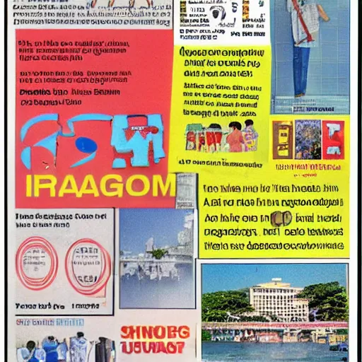 Image similar to 1 9 9 0 s singaporean public education poster for neighbourhoods