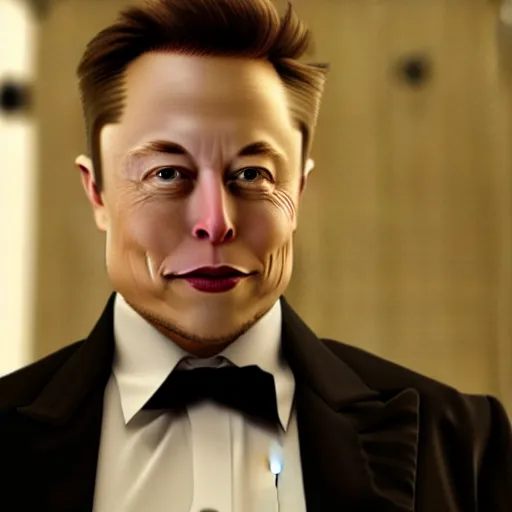 Prompt: film still of Elon Musk as Lex Luther in the new Superman movie