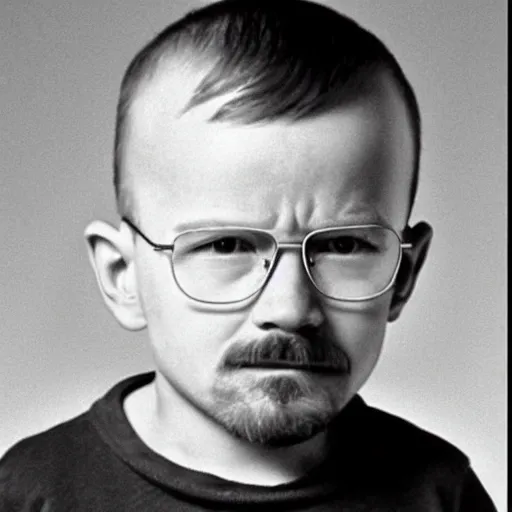 Image similar to a photo of young walter white as a child