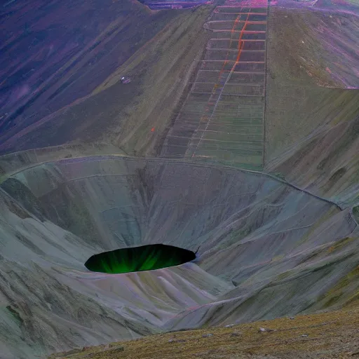 Image similar to deep iridiscent mine