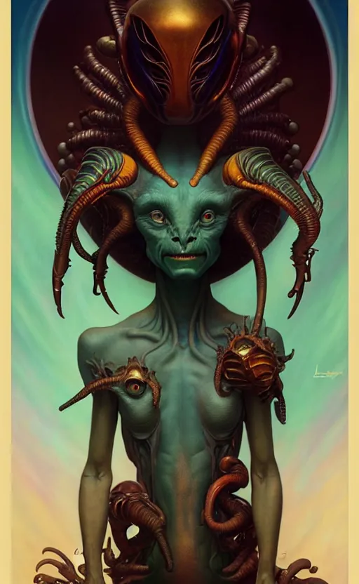 Image similar to exquisite imaginative alien creature poster art, humanoid, movie art, by lucusfilm, weta studio, tom bagshaw, alphonso mucha, james jean, frank frazetta, 8 k, denoised