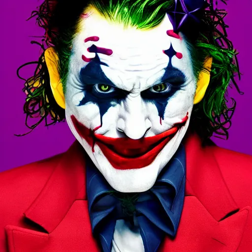 Image similar to joker by nick knight