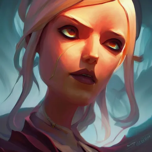 Image similar to face icon stylized minimalist magic : the gathering, loftis, cory behance hd by jesper ejsing, by rhads, makoto shinkai and lois van baarle, ilya kuvshinov, rossdraws global illumination