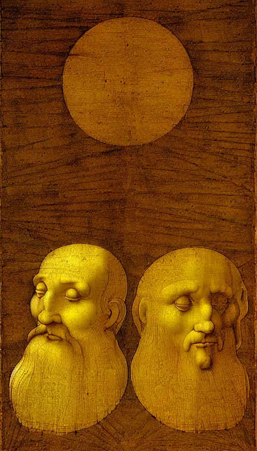 Image similar to the two complementary forces that make up all aspects and phenomena of life, by Leonardo da vinci