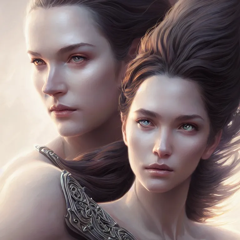 Image similar to portrait of a goddess of elemental lightning, half body, perfect face, d & d, fantasy, intricate, elegant, highly detailed, digital painting, artstation, concept art, smooth, sharp focus, illustration, art by artgerm and greg rutkowski and alphonse