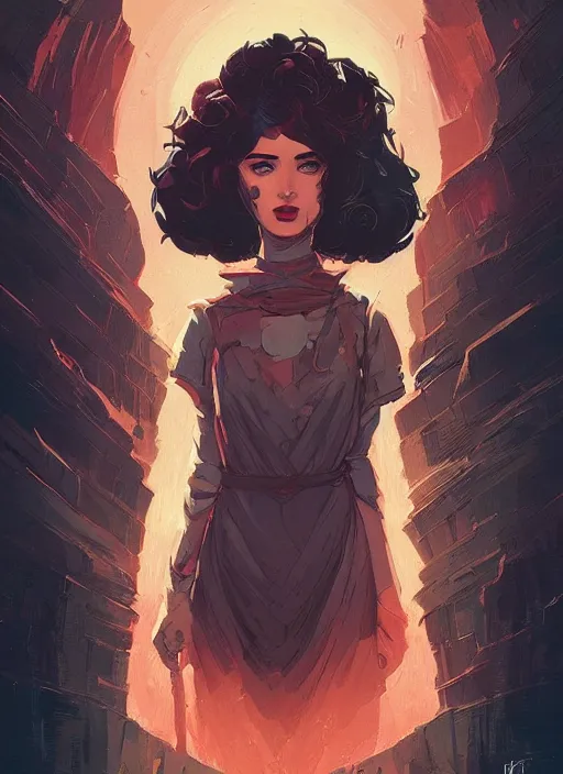 Prompt: portrait of beautifull maiden, cute face. dark fantasy, d & d, artstation, art by petros afshar, tom whalen, laurie greasley and greg rutkowski and ilya kuvshinov