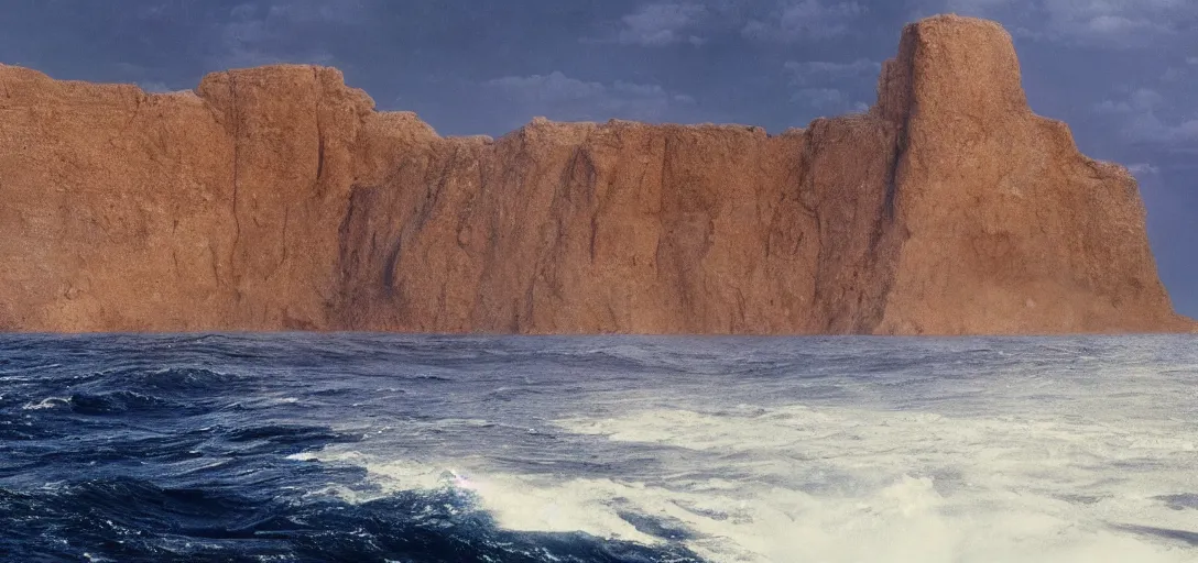 Image similar to a very high resolution image from a scene where moses splits the two seas apart. beautiful scenery. photorealistic, photography, directed by tod howard