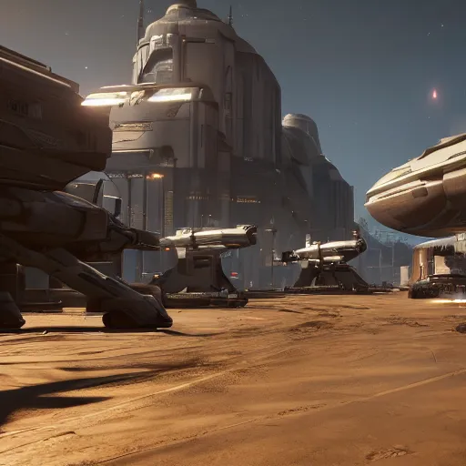 Image similar to star citizen, game screenshot, 4 k, unreal engine