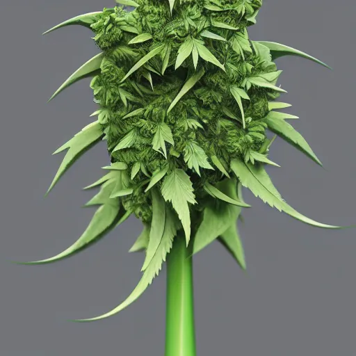 Image similar to a weed joint, highly detailed, smooth, sharp focus, artstation, illustration, vfx