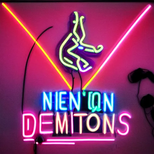 Image similar to neon demons