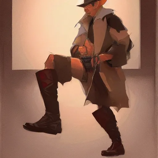 Prompt: spacial cowboy boots, by Craig mullins, Steve Purcell, Ralph McQuarrie. Design. Fashion. Trending on artstation. Centered image, no background