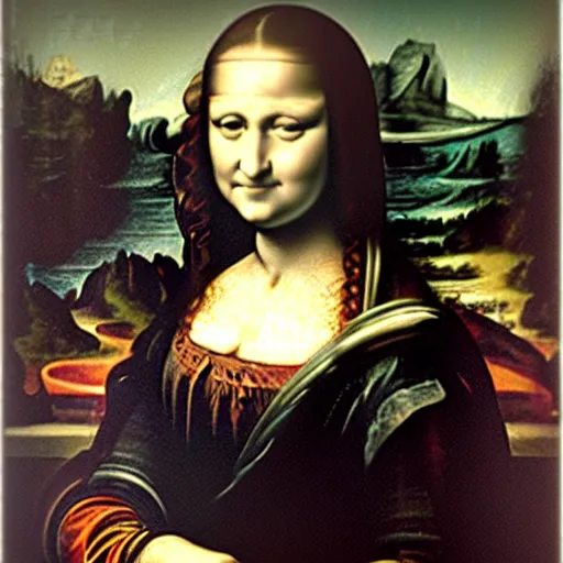 Prompt: monalisa as madonna look alike, highly detailed, 8 k resolution, art by caravaggio, modern art