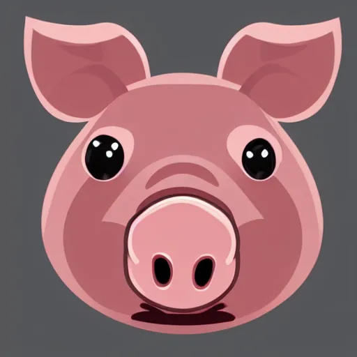 Prompt: face of cutest pig in the world. Artistic. Concept art. Line Drawing. High details. Artstation. Cute.