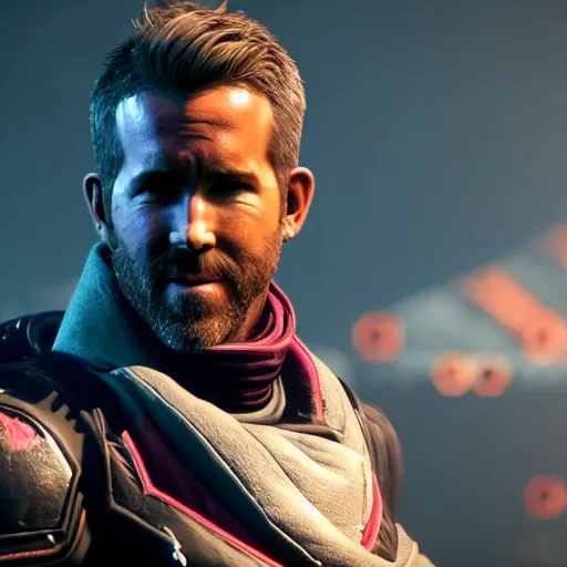 Prompt: ryan reynolds in destiny 2, highly detailed, extremely high quality, hd, 4 k, 8 k, canon 3 0 0 mm, professional photographer, 4 0 mp, lifelike, top - rated, award winning, realistic, detailed lighting, detailed shadows, sharp, no blur, edited, corrected, trending