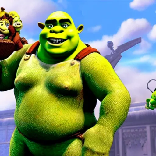 Image similar to Shrek on Super Smash bros ultimate