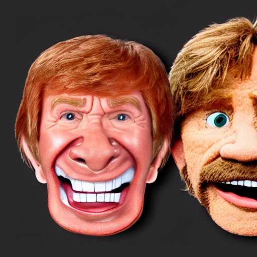 Image similar to chuck roast norris, chuck norris face made of meat