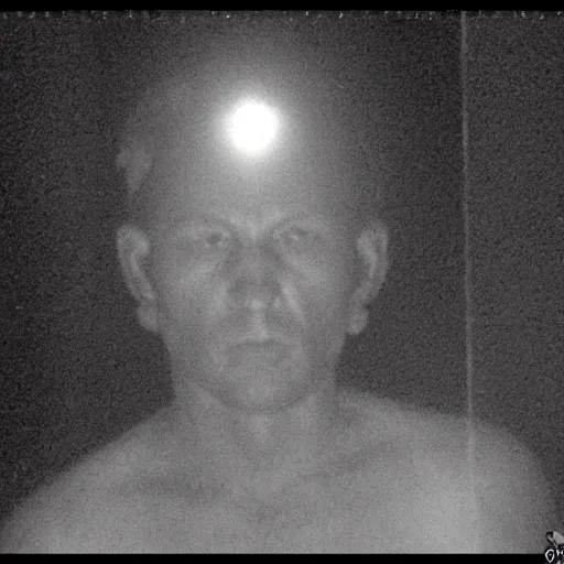 Image similar to vodka drinking demon flesh skinwalker caught on trailcam by god