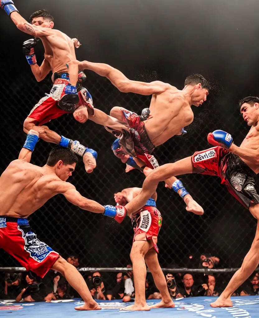 Image similar to chito vera knocks out dominick cruz via headkick, by annie leibovitz and steve mccurry, natural light, detailed face, canon eos c 3 0 0, ƒ 1. 8, 3 5 mm, 8 k, medium - format print