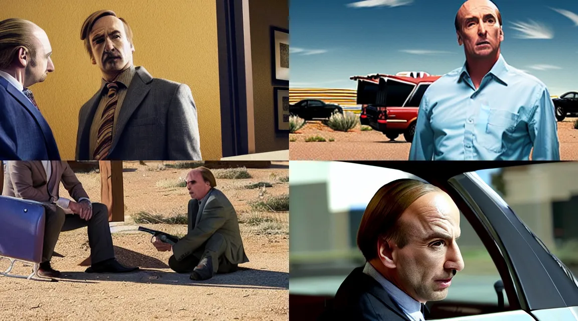 Image similar to a scene from better call saul