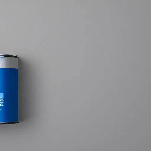 Image similar to can of paint, minimal, modern