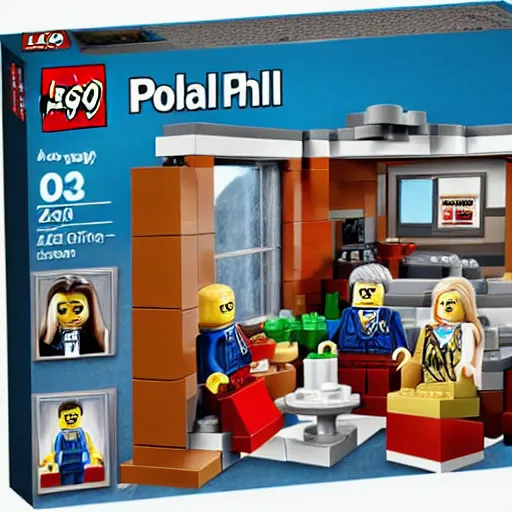 Prompt: Dr Phil TV show Lego Set