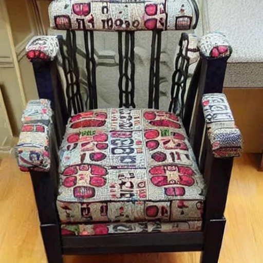 Image similar to ugly furniture for sale on facebook,