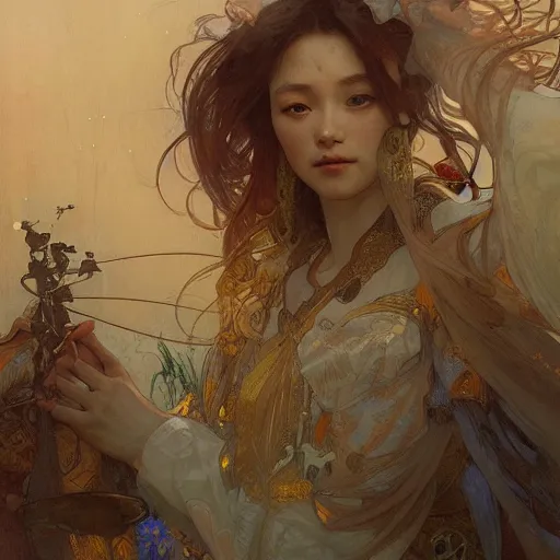 Prompt: Concept art, Beijing, 8k, alphonse mucha, james gurney, greg rutkowski, john howe, artstation