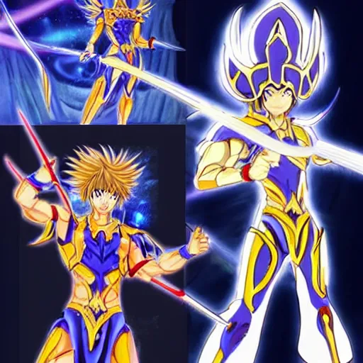 Image similar to saint seiya, anime character, fantasy