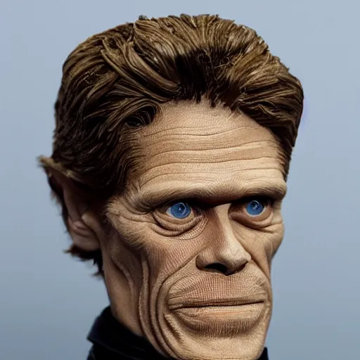 Prompt: willem dafoe made of foam : intricate, elegant, highly detailed, centered, smooth, sharp focus,