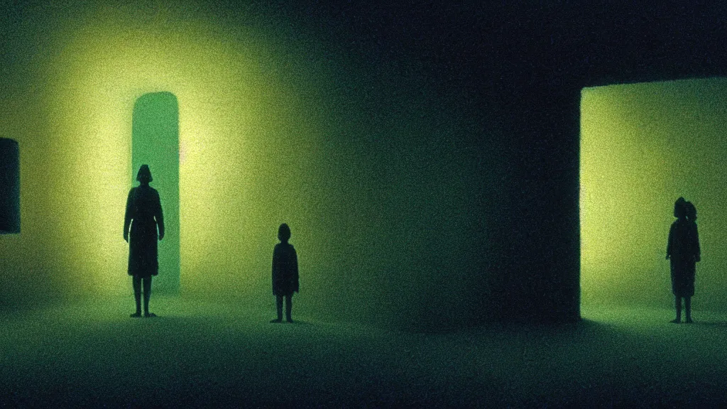 Image similar to we fell through the floor, it glows bright, film still from the movie directed by denis villeneuve and david cronenberg with art direction by zdzisław beksinski and dr. seuss