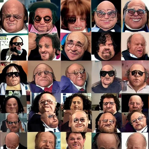 Prompt: Danny devito multiverse