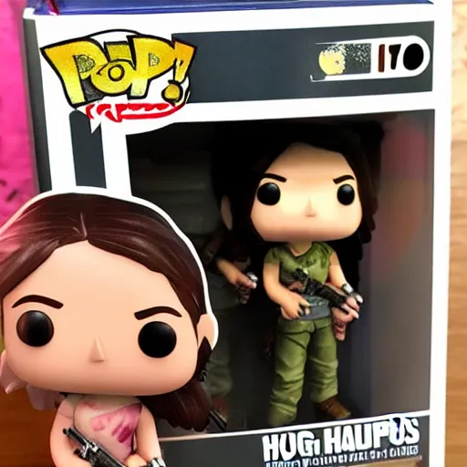 Image similar to ellie the last of us funko pop, high detail