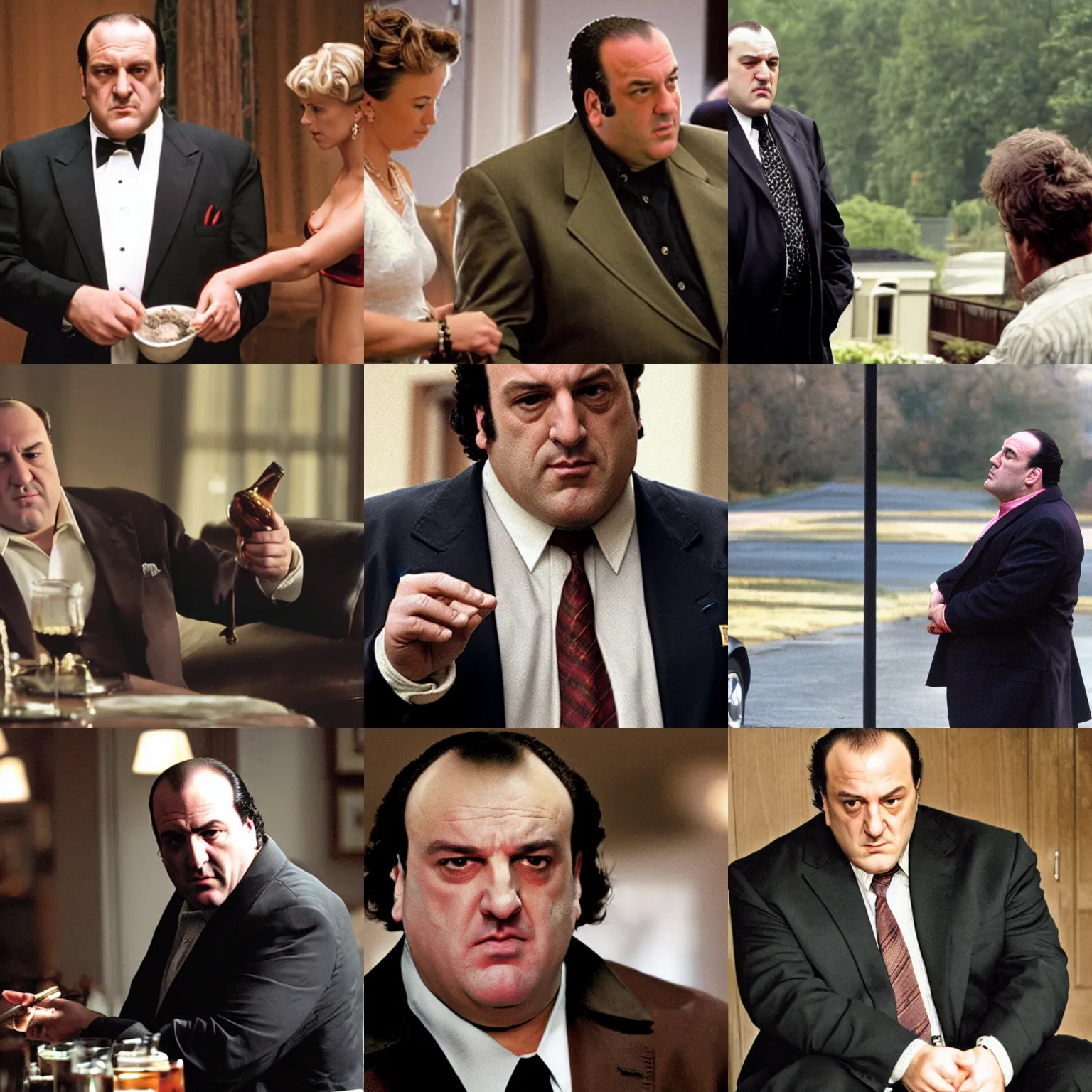 Prompt: tony soprano does what he has to do