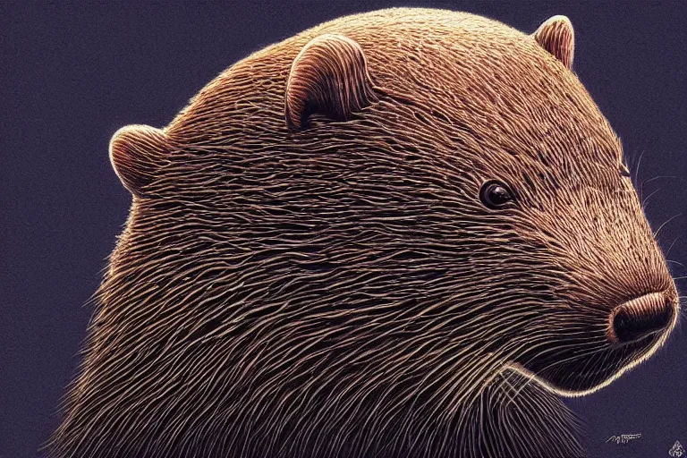 Image similar to portrait isometric drawing, portrait of a beaver, blossom, intricate, epic lighting, cinematic composition, hyper realistic, 8 k resolution, unreal engine 5, by artgerm, tooth wu, dan mumford, beeple, wlop, rossdraws, james jean, andrei riabovitchev, marc simonetti, yoshitaka amano, artstation