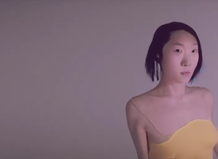 Image similar to still from a music video by andrew thomas huang and aphex twin, anamorphic lens, kodakchrome : : 8 k
