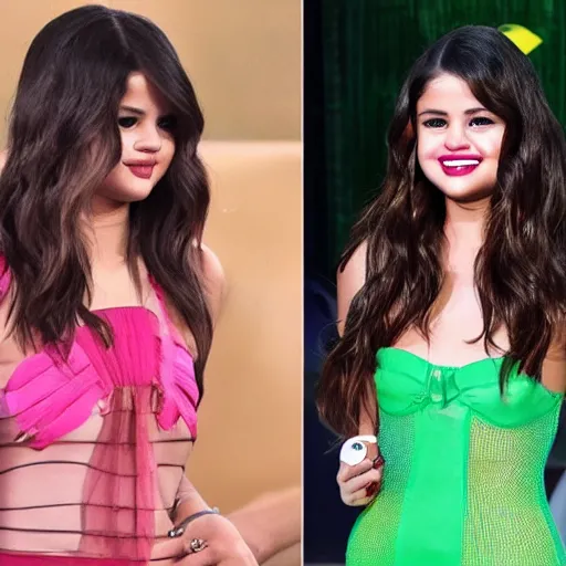 Image similar to selena gomez as celery