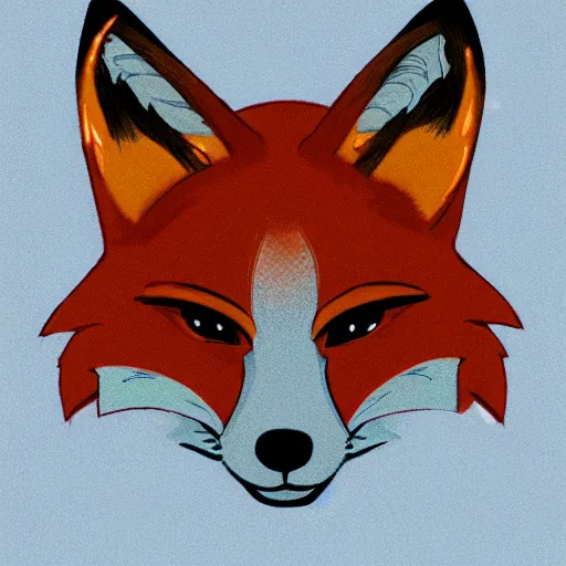 Prompt: anthropomorphic fox headshot fursona, trending on furaffinity, trending on artstation, digital art, backlighting, by kawacy