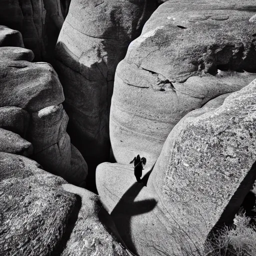 Image similar to an epic landscape, rock formation that looks like a woman, cinematic light, long shadows,