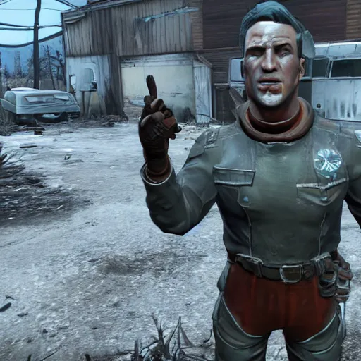 Image similar to fallout 5 leaked gameplay, character creation