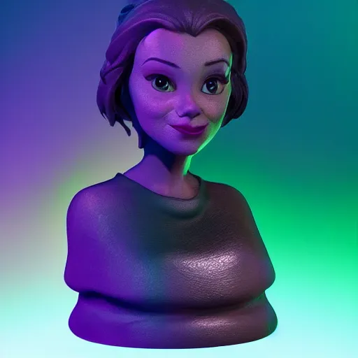 Prompt: Disney character made of melted wax beautiful lighting subsurface scattering