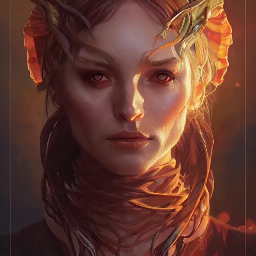 Image similar to portrait of a magical mantis necromancer, D&D, fantasy, highly detailed, digital painting, artstation, smooth, sharp focus, illustration, art by artgerm and greg rutkowski and alphonse mucha