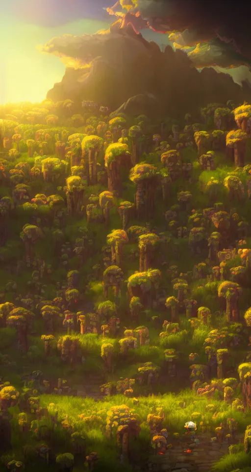 Image similar to A beuatiful matte painting of Undertale, emotional, cinematic, atmospheric, featured on artstation, ultra detailed