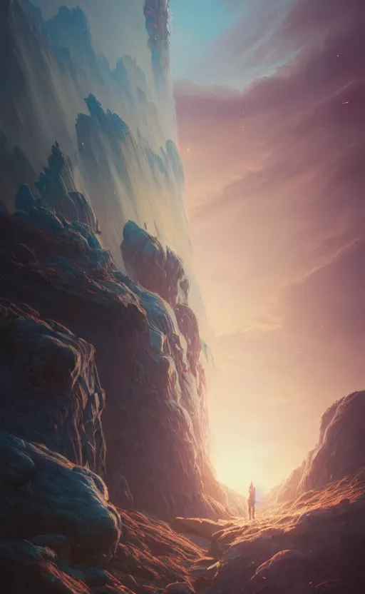 Image similar to highly detailed surreal vfx portrait of ragnarok and asgard destruction, stephen bliss, unreal engine, greg rutkowski, loish, rhads, beeple, makoto shinkai and lois van baarle, ilya kuvshinov, rossdraws, tom bagshaw, global illumination, detailed and intricate environment