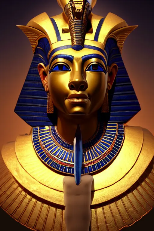 Image similar to egypt god osiris, god of the underworld, highly detailed, d & d, fantasy, highly detailed, digital painting, trending on artstation, concept art, sharp focus, illustration, global illumination, ray tracing, realistic shaded, art by artgerm and greg rutkowski and fuji choko and viktoria gavrilenko and hoang lap, sunny