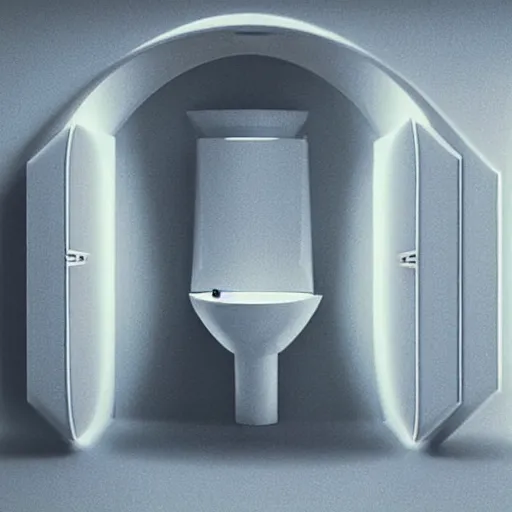 Image similar to an toilet design for alien