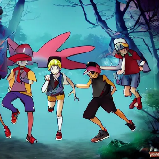 Image similar to Pokemon zombies