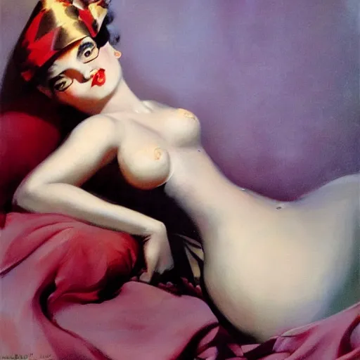 Image similar to painting by vargas, rolf armstrong