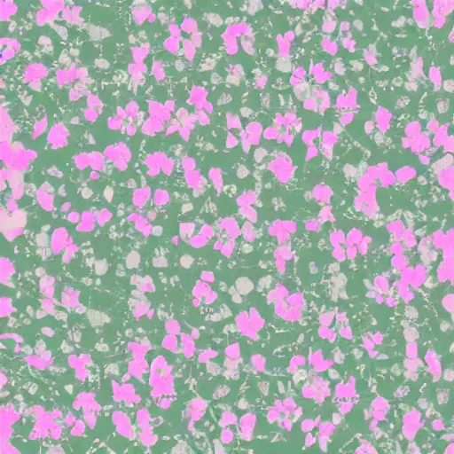 Prompt: sage green pastel colors girly flowers pattern by blake kathryn realistic volumetric subtle glitch effect