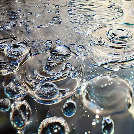 Image similar to abstract water art with bubbles